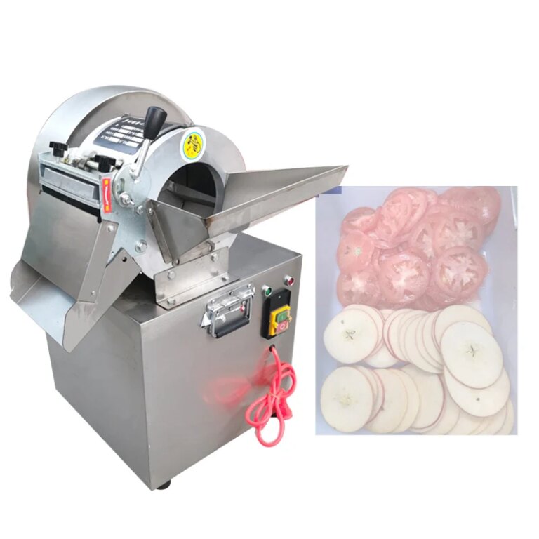 Vegetable Cutting Machine Commercial Sweet Potato Ginger Hawthorn Electric Slicer Potato Shredding Machine Diced Radish Slicer