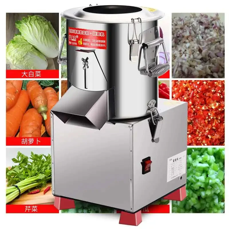 Electric Multifunctional Vegetable Cutter, Commercial Stainless Steel Food, Coriander, Leek, Radish, And Bean Grinder