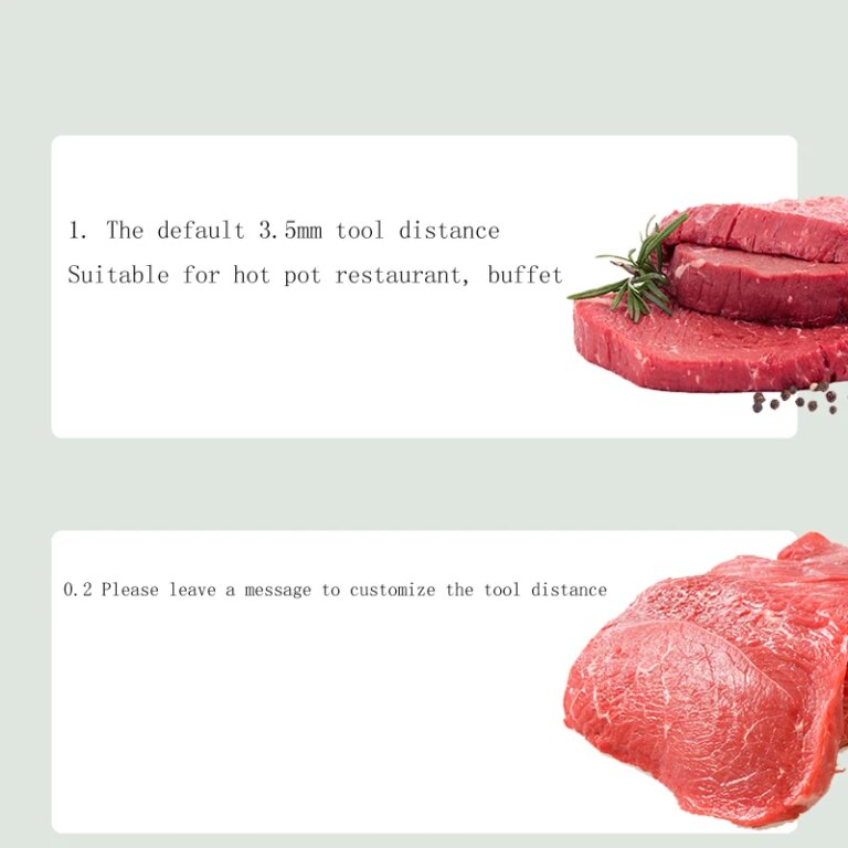 110~220V Meat Slicer Drawer Meat Cutter Machine Stainless Steel Potato Radish Slicing Machine Vegetable Cutter Electric Slicer