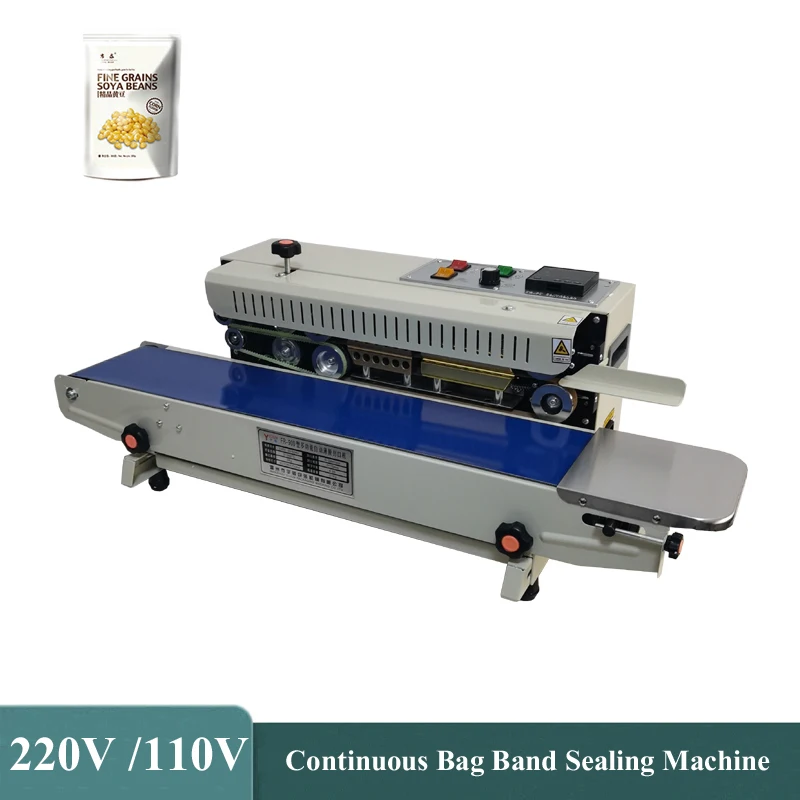 Automatic Band Sealing Machine - Continuous Operation + Digital Temp Control for Bag Films