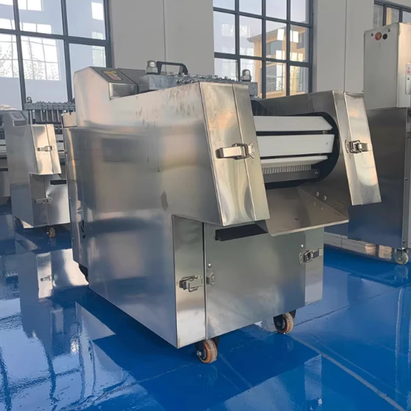 Fully Automatic Cubic Fresh Beef Chicken Cutting Machine Sheep Bone Cutting Device for Kitchen