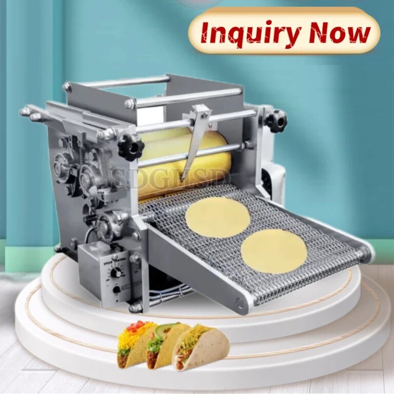 Tortillas Tortas Taco Chips Automatic Flautas Chimichanga Maker Gordita Nachos Making Machine
