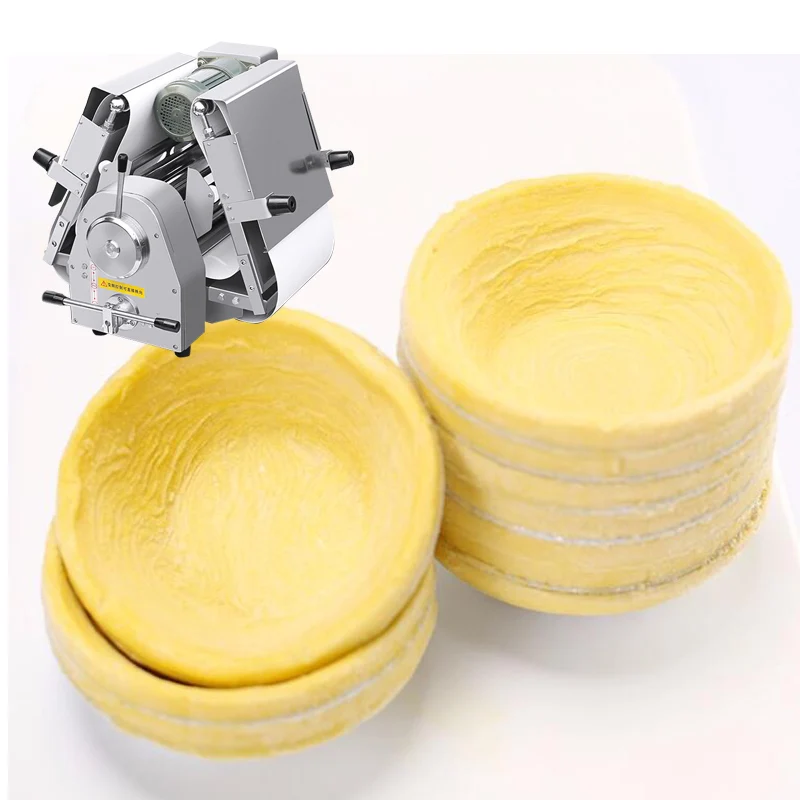 Commercial Stainless Steel Pizza Dough Sheeter Forming Machine Spring Roll Puff Pastry Making Machine