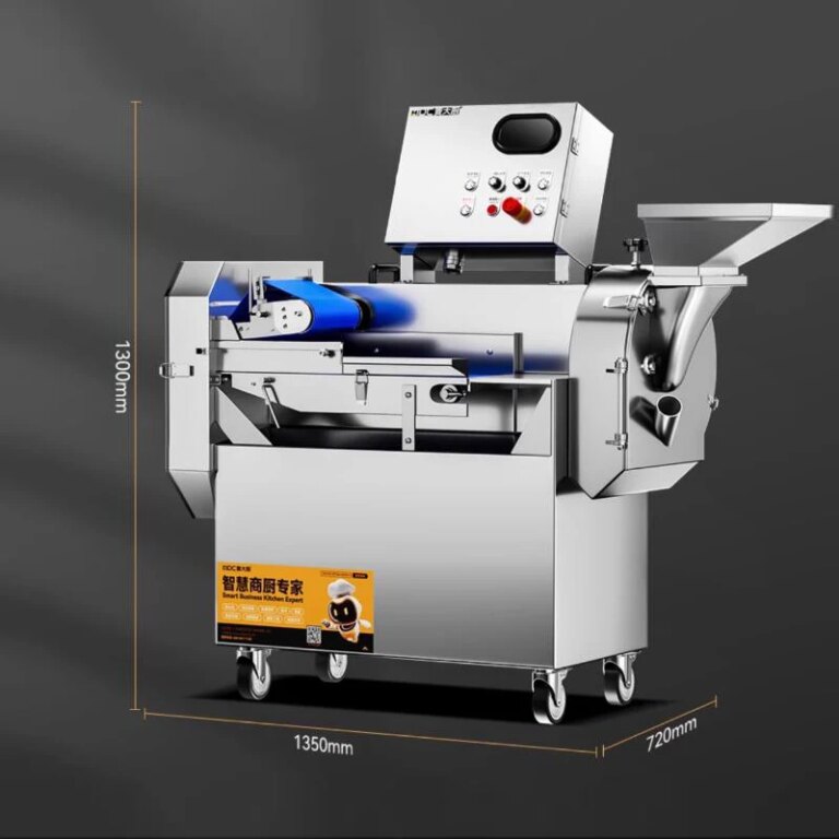 Vegetable Cutting Machine For Potatoes Cucumbers Eggplants Tomatoes Apples Lemon Slices Shredding Dice Machine