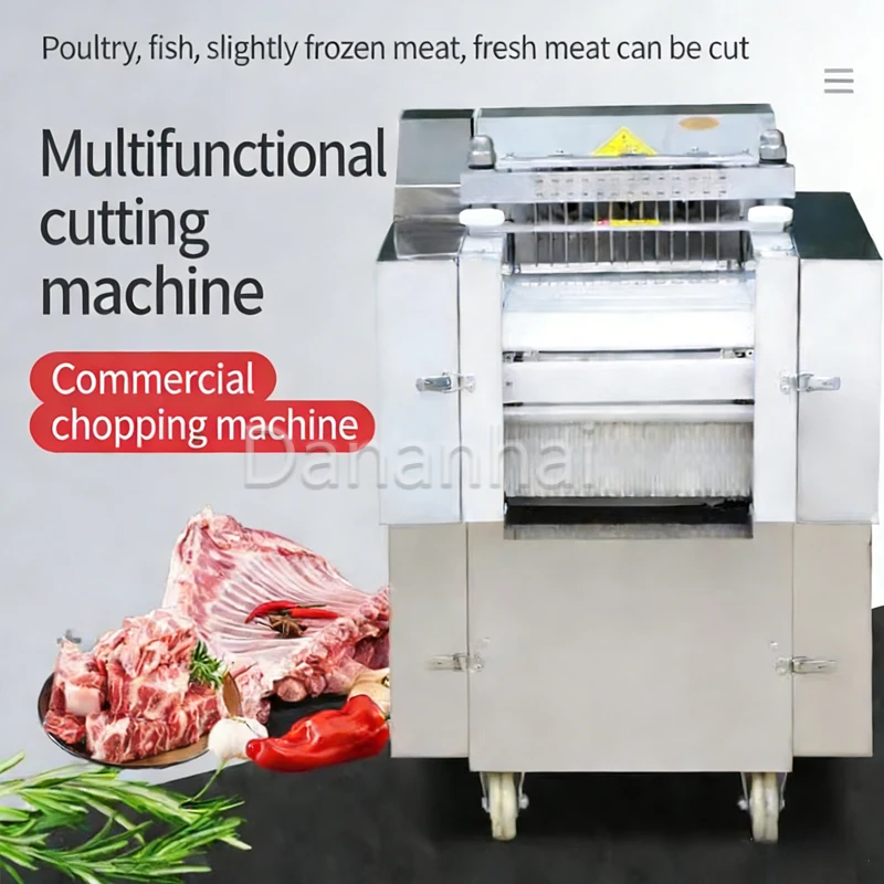 2025 New High-Quality Commercial Meat Cutter Automated Large Pork Trotter Chopping Machine for Kitchen