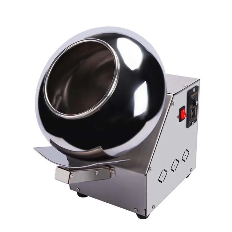 Automatic Coating Polishing Machine Small Sugar Film Coating Pan Machine For Tablet Chocolate Dragee Peanut