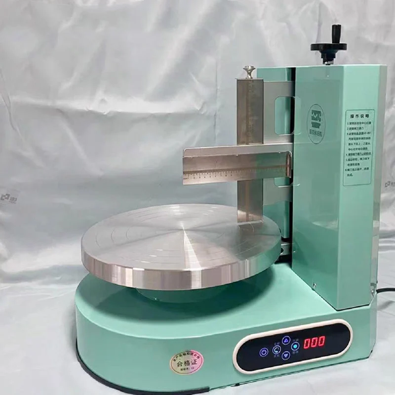 Birthday Cake Smearing Machine Household Small Automatic Smear Cream Plastering Machine Cake Shop Flat Baking Equipment
