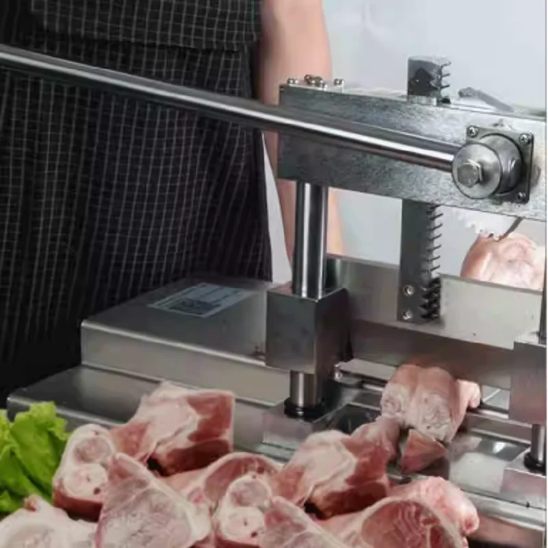 Manual Bone Saw Cutter Stainless Steel Lamb Meat Cutting Machine