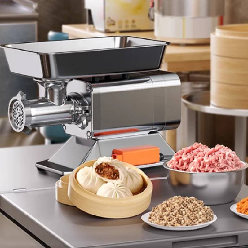Vegetable Churning Thick Stainless Steel Spiral Knife High Power Tall Desktop Meat Grinder Meat Grinder Electric
