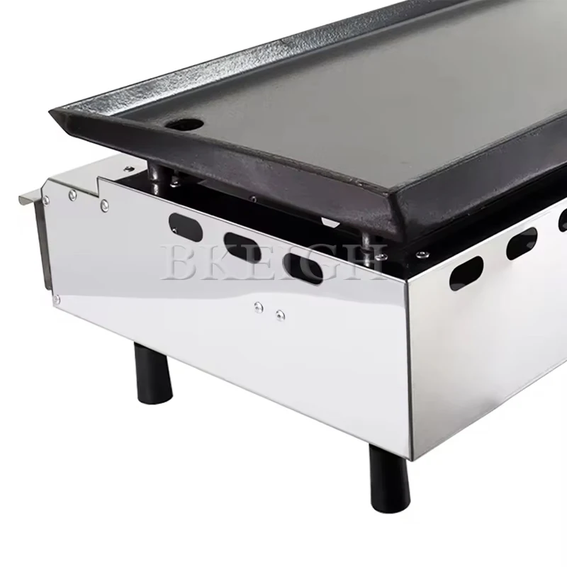 Ce Certified Desktop Gas Grill Non Stick Restaurant Iron Plate Black Stone Seafood Oven for Kitchen
