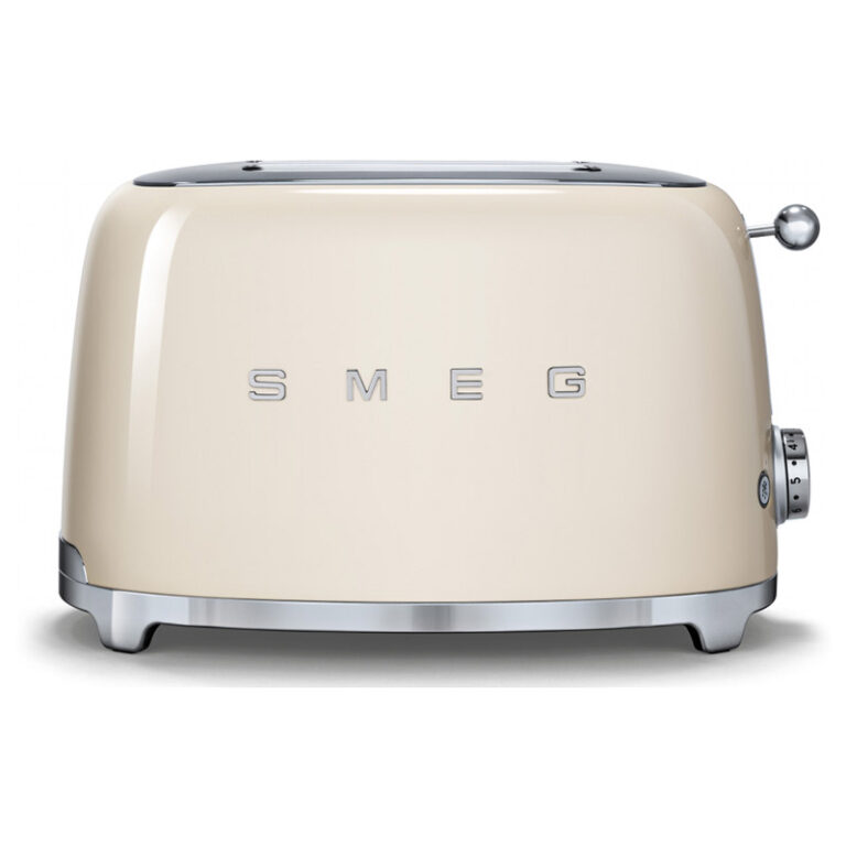 Smeg TSF01CRUK 50 s Retro Style 2 Slice Toaster in Cream