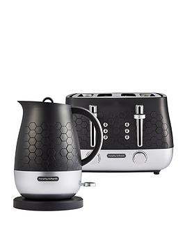 Morphy Richards Cassini Kettle & Toaster - Black
