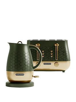 Morphy Richards Cassini Kettle & Toaster - Green