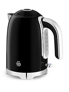 Swan Sk19026Blk Solace 1.7L Cordless Kettle - Black