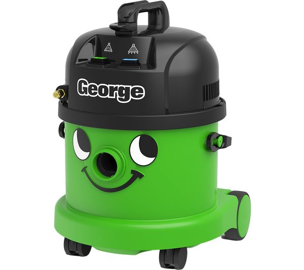 NUMATIC George GVE370 3-in-1 Cylinder Wet & Dry Vacuum Cleaner - Green & Black