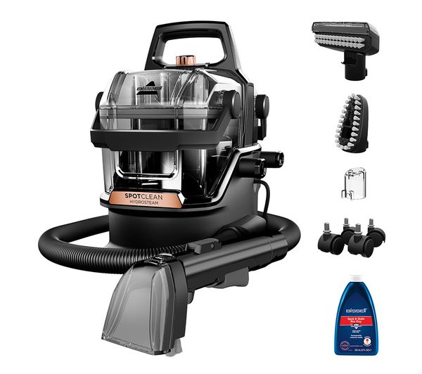 BISSELL SpotClean HydroSteam 3689E Carpet Cleaner - Black & Copper Harbor