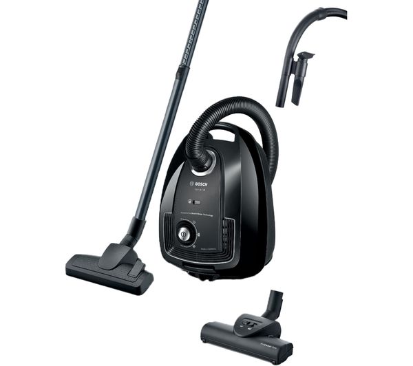BOSCH Series 4 ProEco BGL38BA3GB Cylinder Bagged Vacuum Cleaner - Black