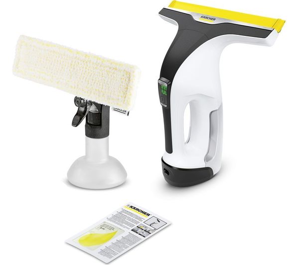 KARCHER WV 6 Plus Window Vacuum Cleaner - White & Black