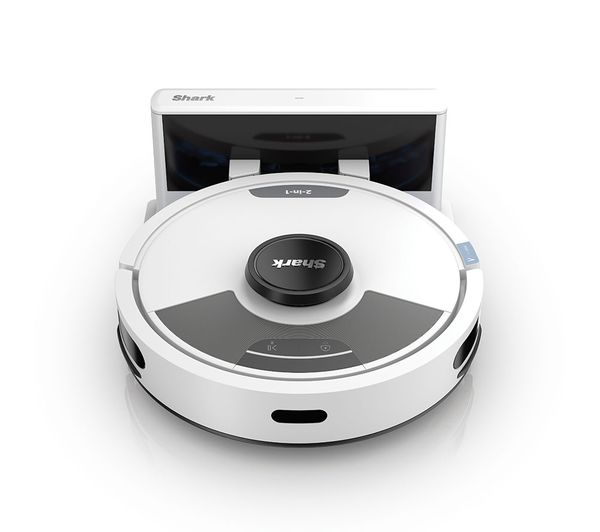 SHARK RV2620WDUKWH Matrix Plus 2-in-1 Robot Vacuum Cleaner - White & Silver