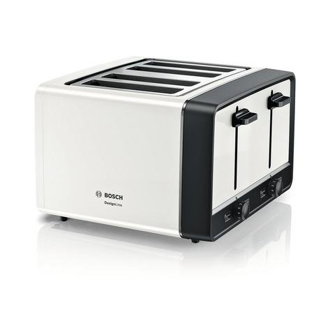 4 Slice Toaster - White