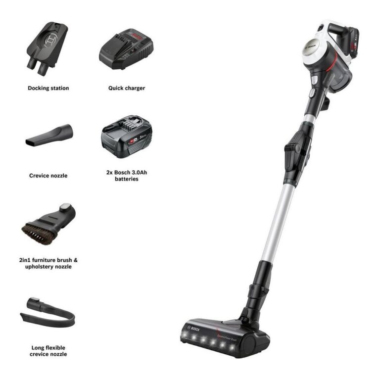 Unlimited 7 BCS712GB Cordless Vacuum Cleaner - White & Black
