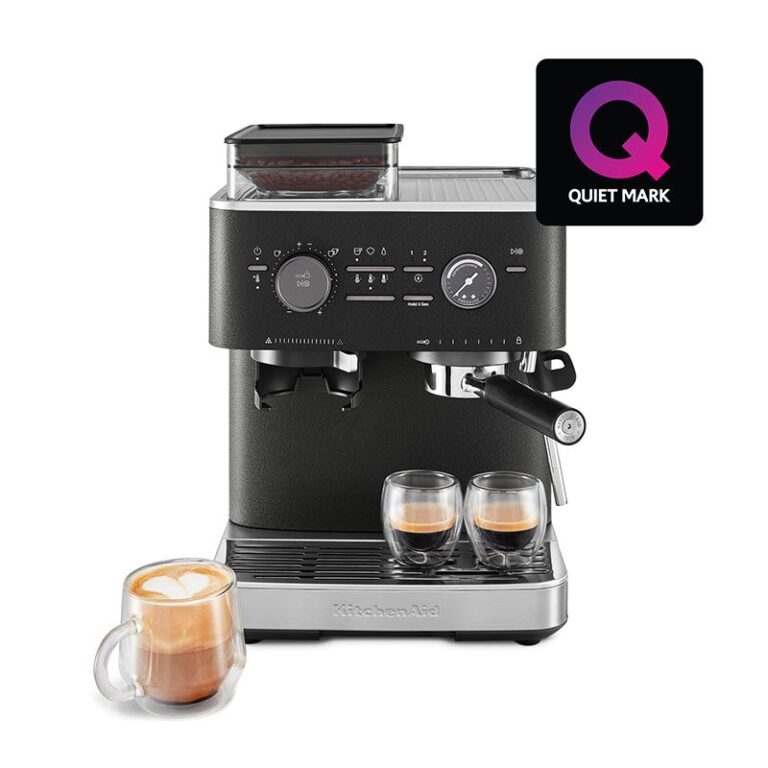 Semi-Automatic Espresso Machine, Cast Iron Black