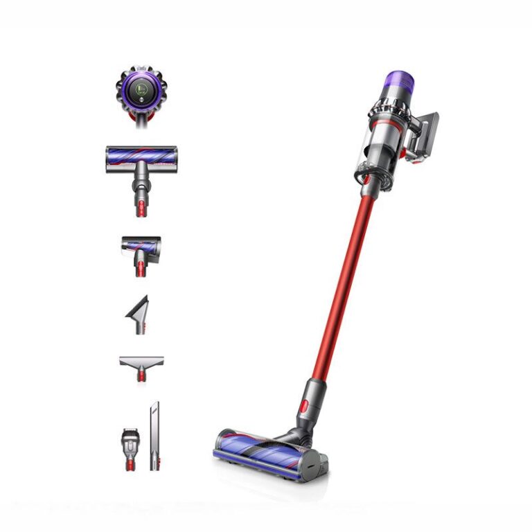 V11extra Stick Vacuum Cleaner - 60 Minutes Run Time - Nickel/Red