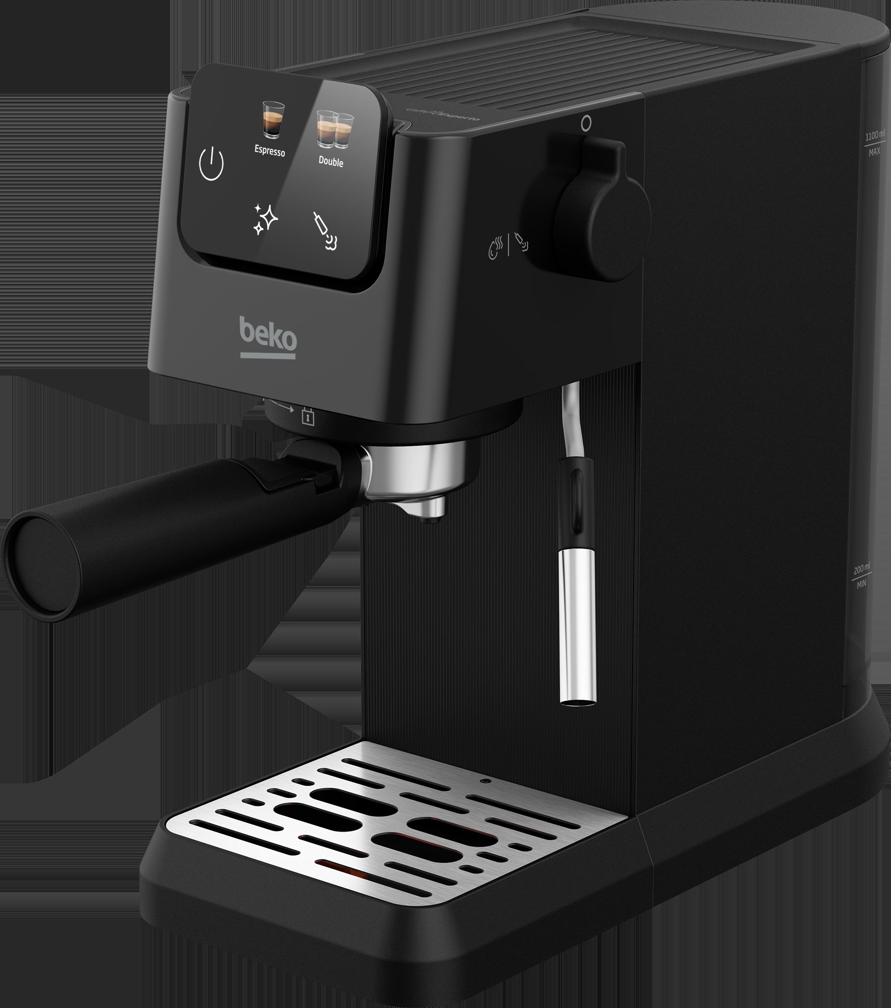 Beko CaffeExperto Manual Espresso with Steam Wand - Black