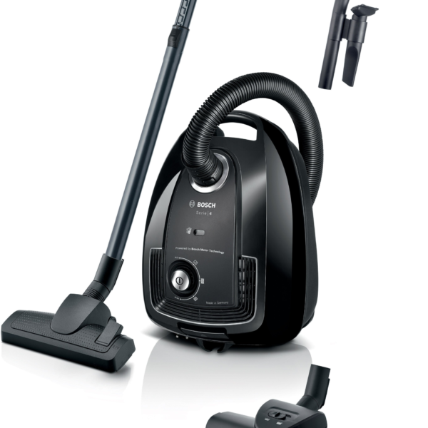 Serie 4 ProEco 850W Bagged Cylinder Vacuum Cleaner - Black